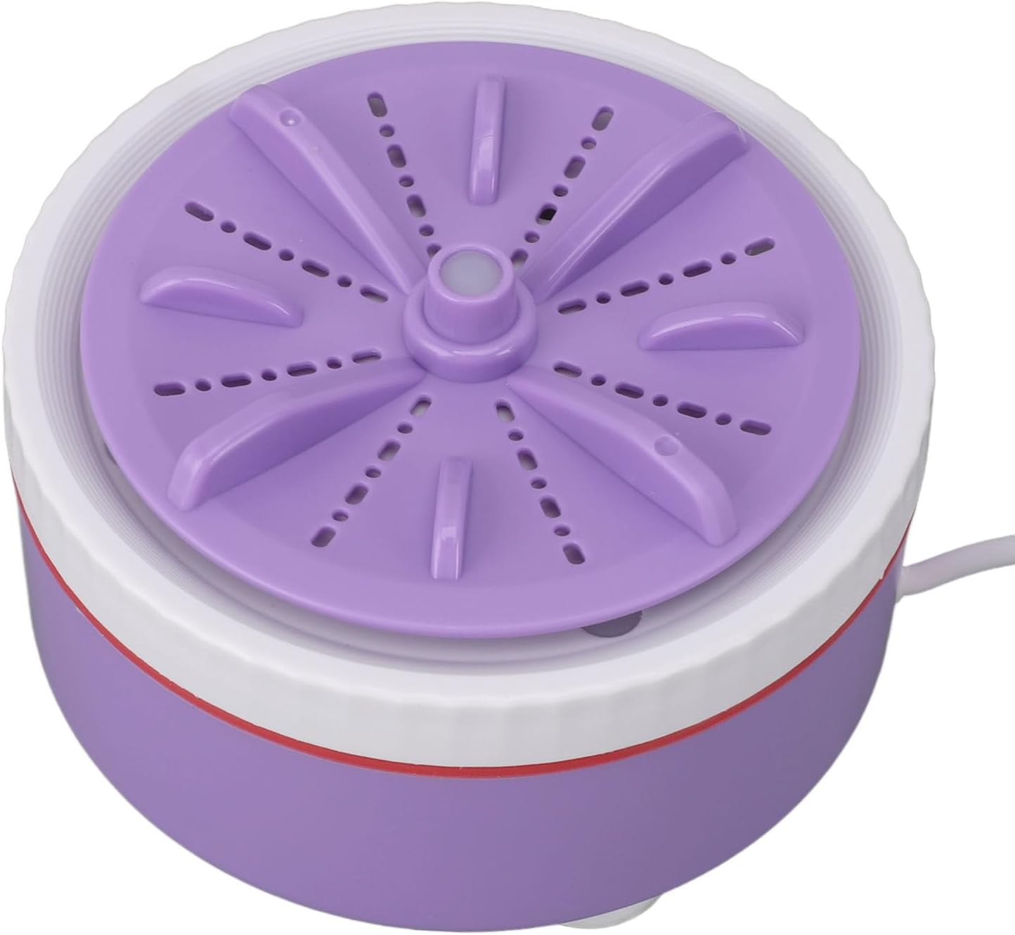 Machine à laver portable - mini turbo USB, lave-vaisselle réglable, idéale voyage, chronométrée - violet