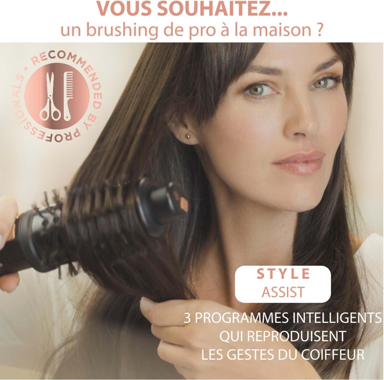 Rowenta - Ultimate Expérience - 3 brosses - réduit frisottis - CF9620F0