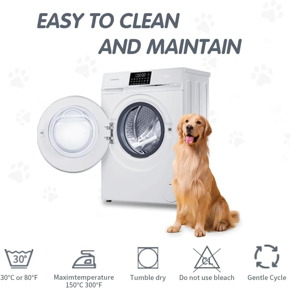 DUJUIKE - housse canapé imperméable antidérapante 208x208cm – protection animaux