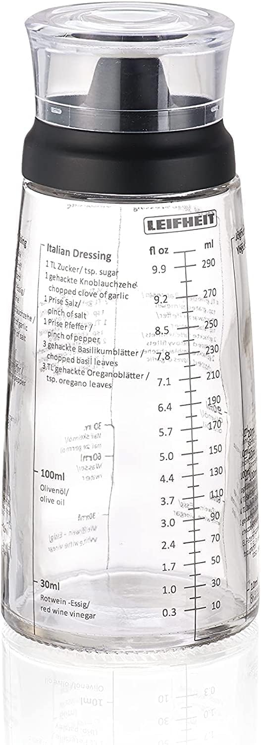 Leifheit - Shaker assaisonnements 300ml - verre gradué multifonction