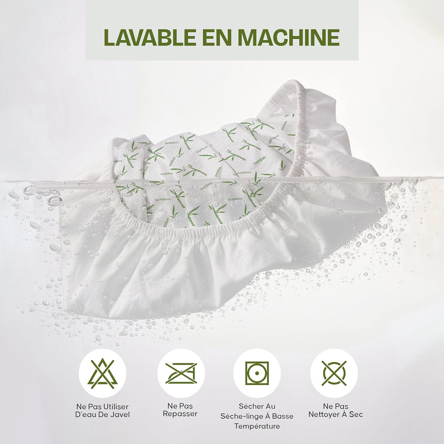 Utopia Bedding - Protège Matelas Premium - 160x190x30 cm - Imperméable, Respirant, Certifié Oeko-Tex