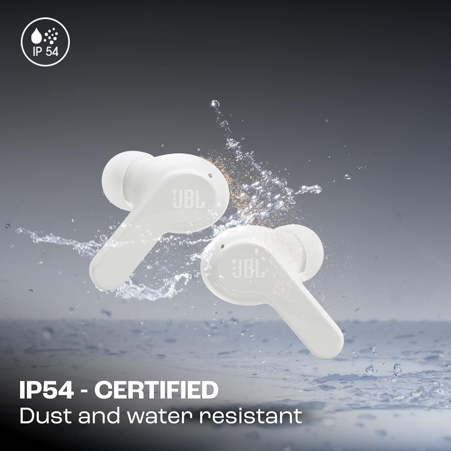 JBL - Wave Beam série - écouteurs compacts - Bluetooth, IP54, 32h d'autonomie