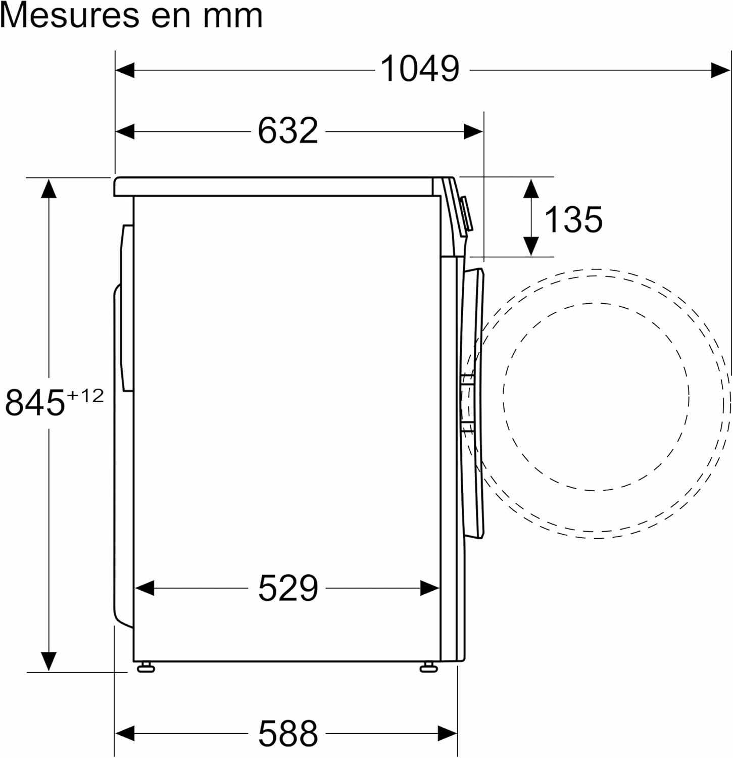Bosch - lave-linge Série 6, 9 kg, 1400 trs/min, blanc - WGG244Z3FR