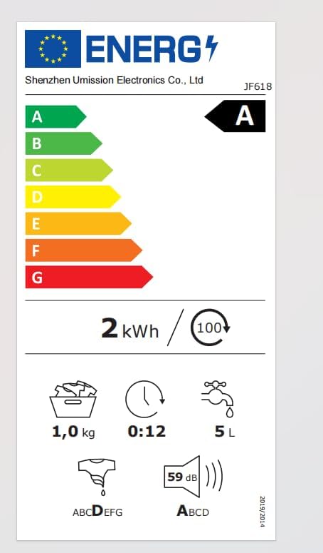 Mini machine à laver portable - 1L - compacte - lingerie, chaussettes