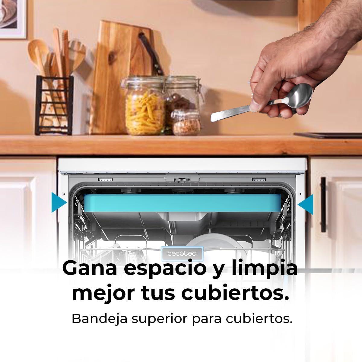 Cecotec - Bolero Aguazero 6700 B - 60cm - 15 couverts, Inverter, classe B