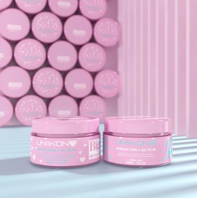 Curly Love - Duo Coffret Afro and Curl - gelée, repulpeur, brillance, cheveux bouclés