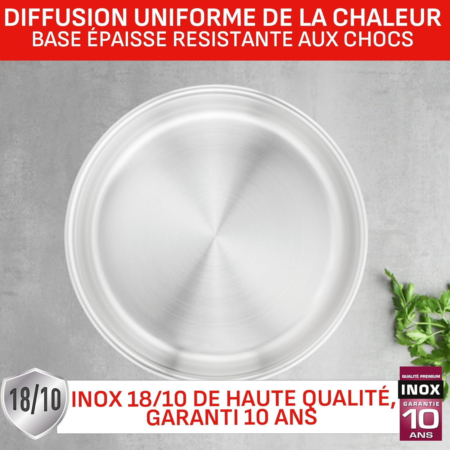 Tefal - Ingenio Emotion - batterie cuisine 20 pièces, induction, poignées amovibles, antiadhésif, empilable, L897SK04