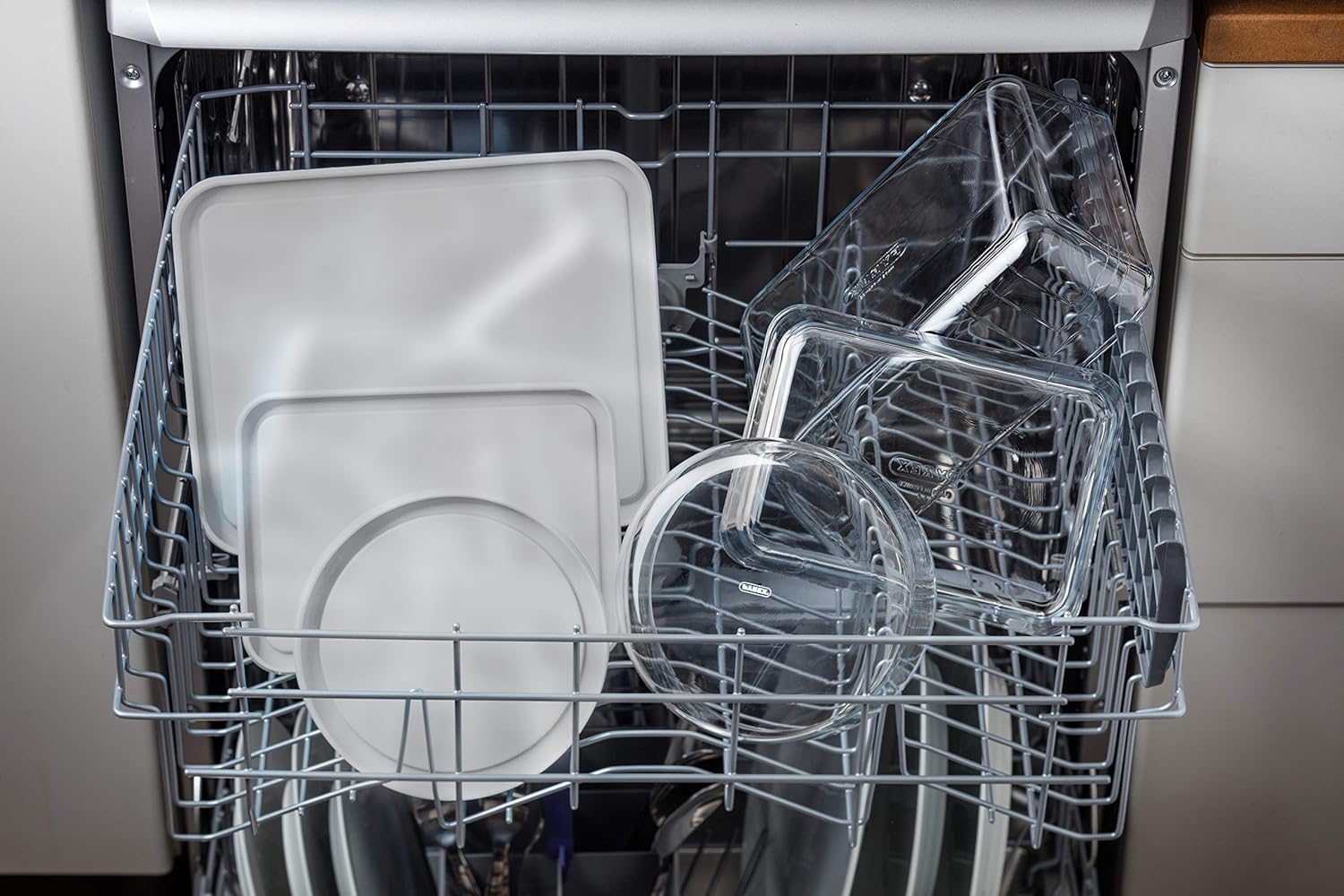 Pyrex - Cook & Freeze - plat rectangulaire 22x17 cm - avec couvercle, lot de 4