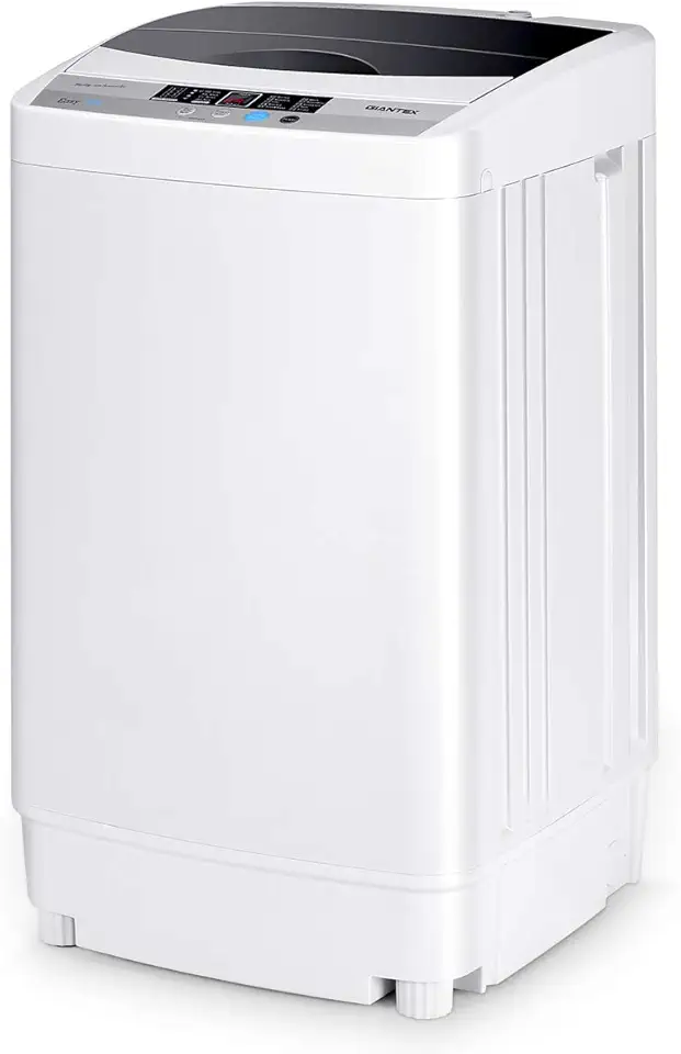 GOPLUS - lave-linge série - 50x50x85 cm - 4,5kg, 10 programmes, LED