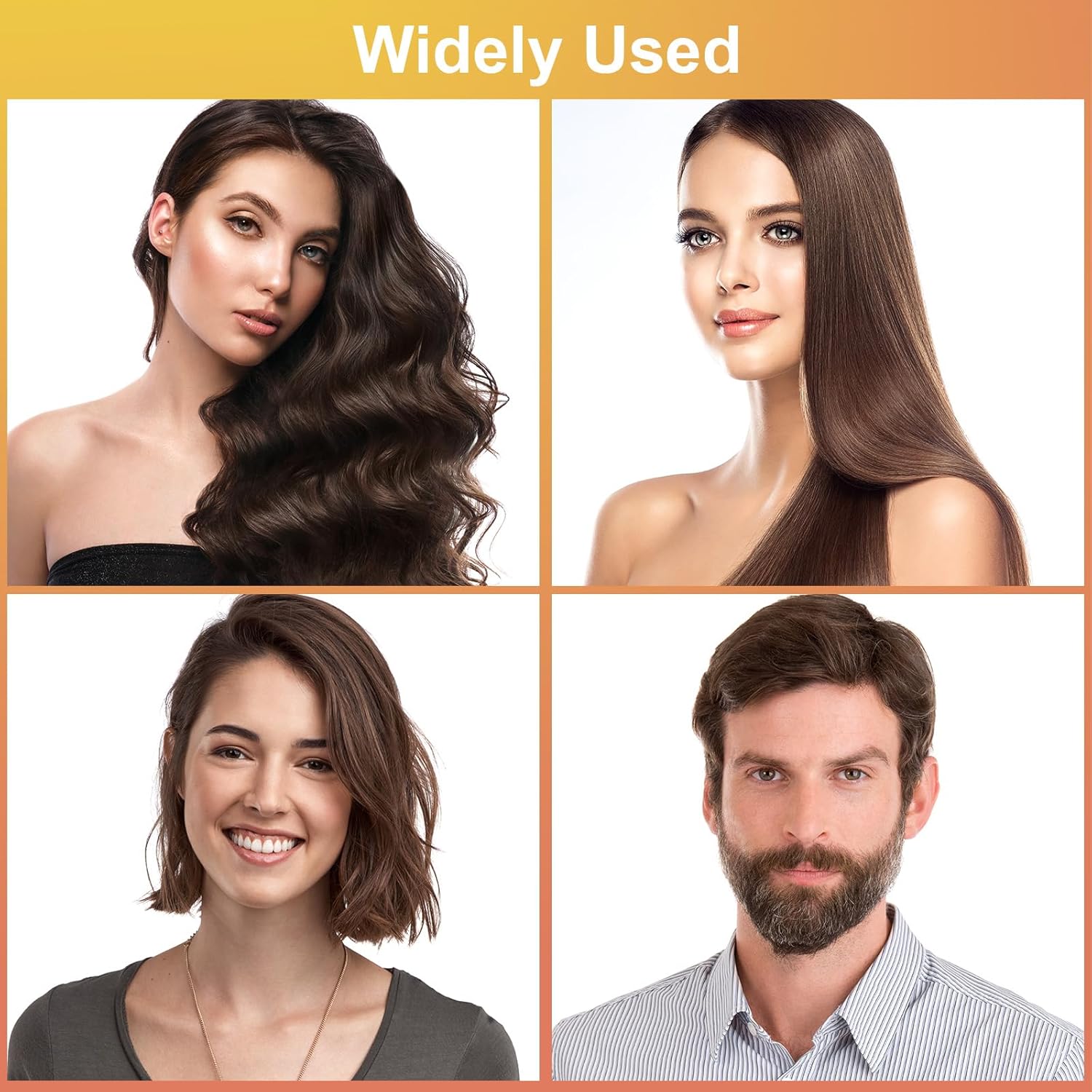 Flintronic - Peigne chauffant 2 en 1, céramique, 180°C, barbe et perruques