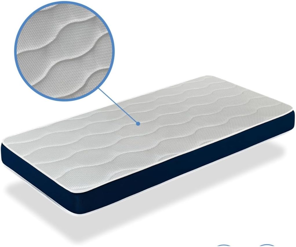 DORMISSIMO - Orion Confort - 80x160 cm - matelas mousse 14 cm, idéal lit enfant