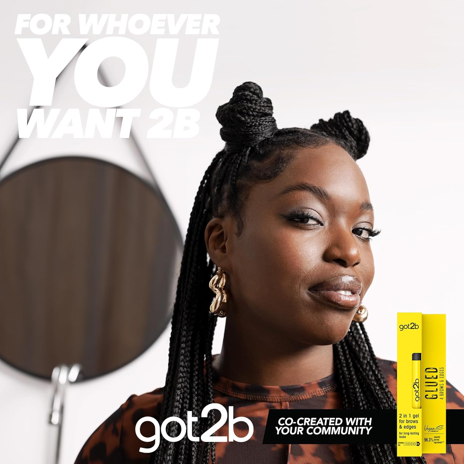 Got2b - Collé Serré - mascara gel 16ml - gel 2en1 vegan naturel