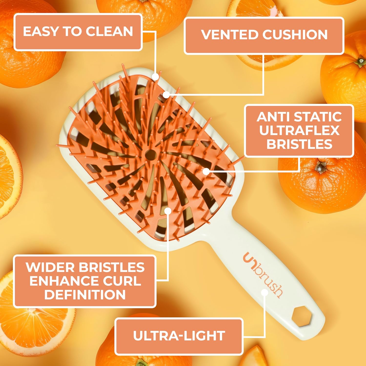 FHI Heat - UNbrush Plus - ultra légère, 84 poils UltraFlex, ventilée