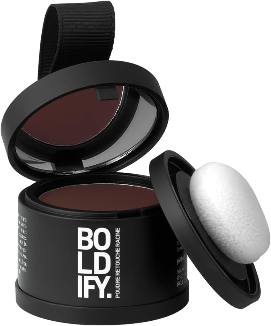 BOLDIFY - poudre de racine auburn moyen - 4g - couvre cheveux gris instantanément