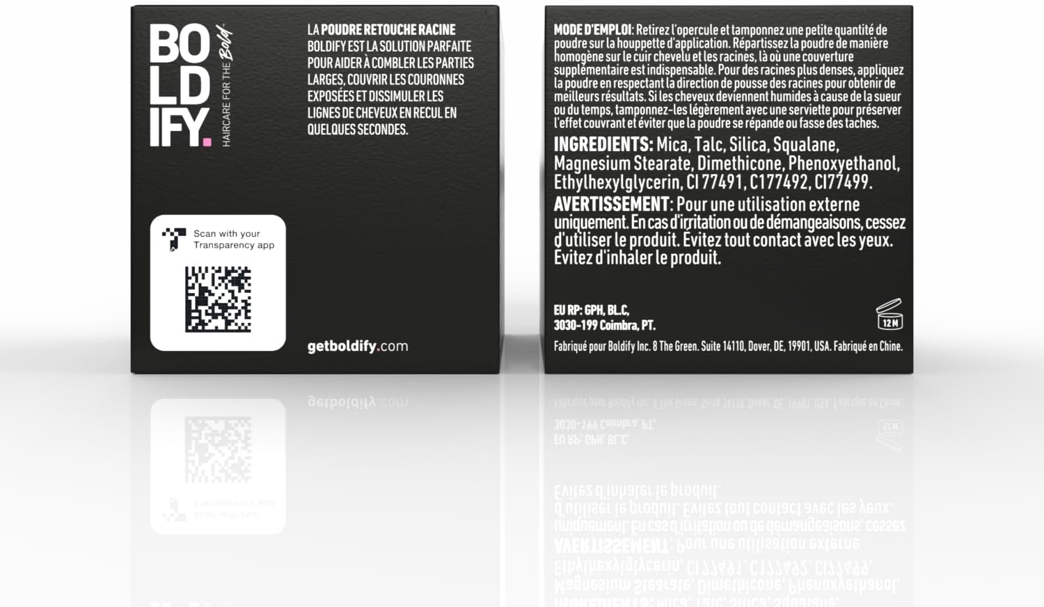 BOLDIFY - poudre racines brun cendré 10g - couvre cheveux gris