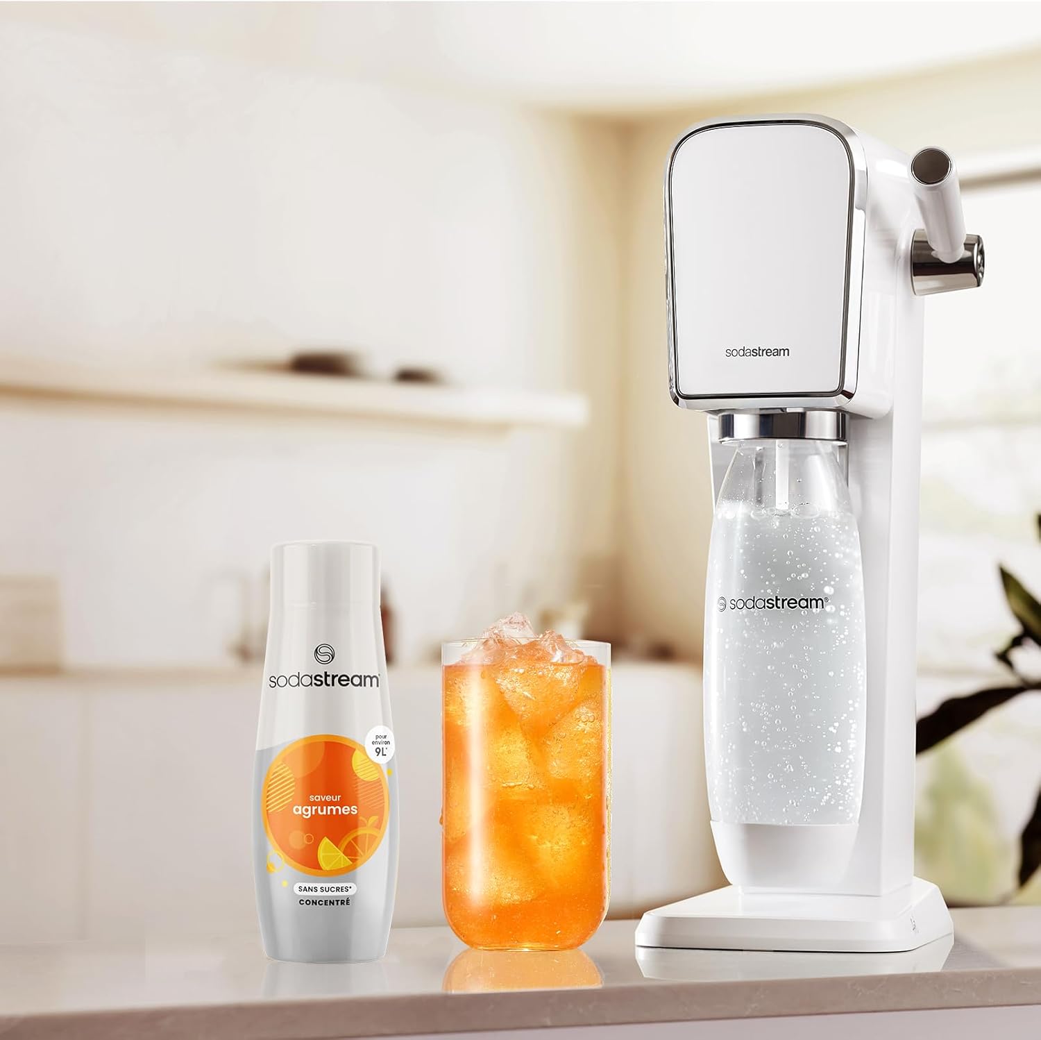 SodaStream - Concentré Agrumes Sans Sucres - 440 ml - Prépare jusqu’à 9 L de soda
