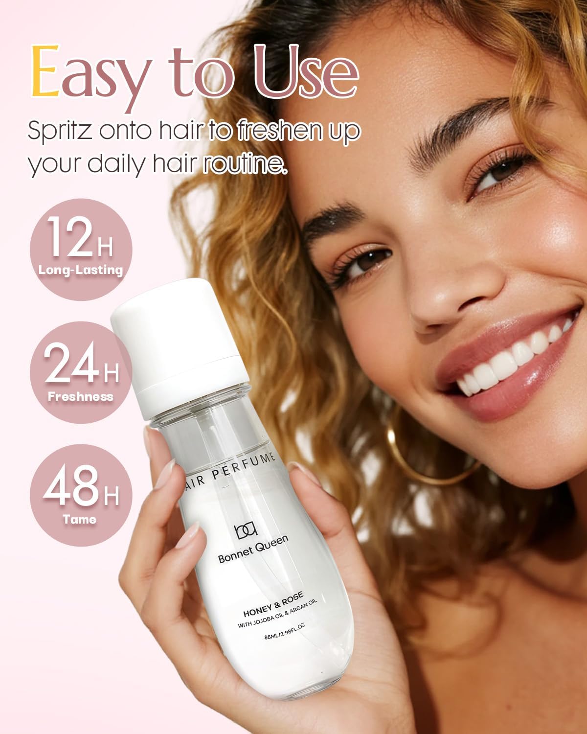 BONNET QUEEN - parfum cheveux 91g - nourrit, brille, anti-frisottis