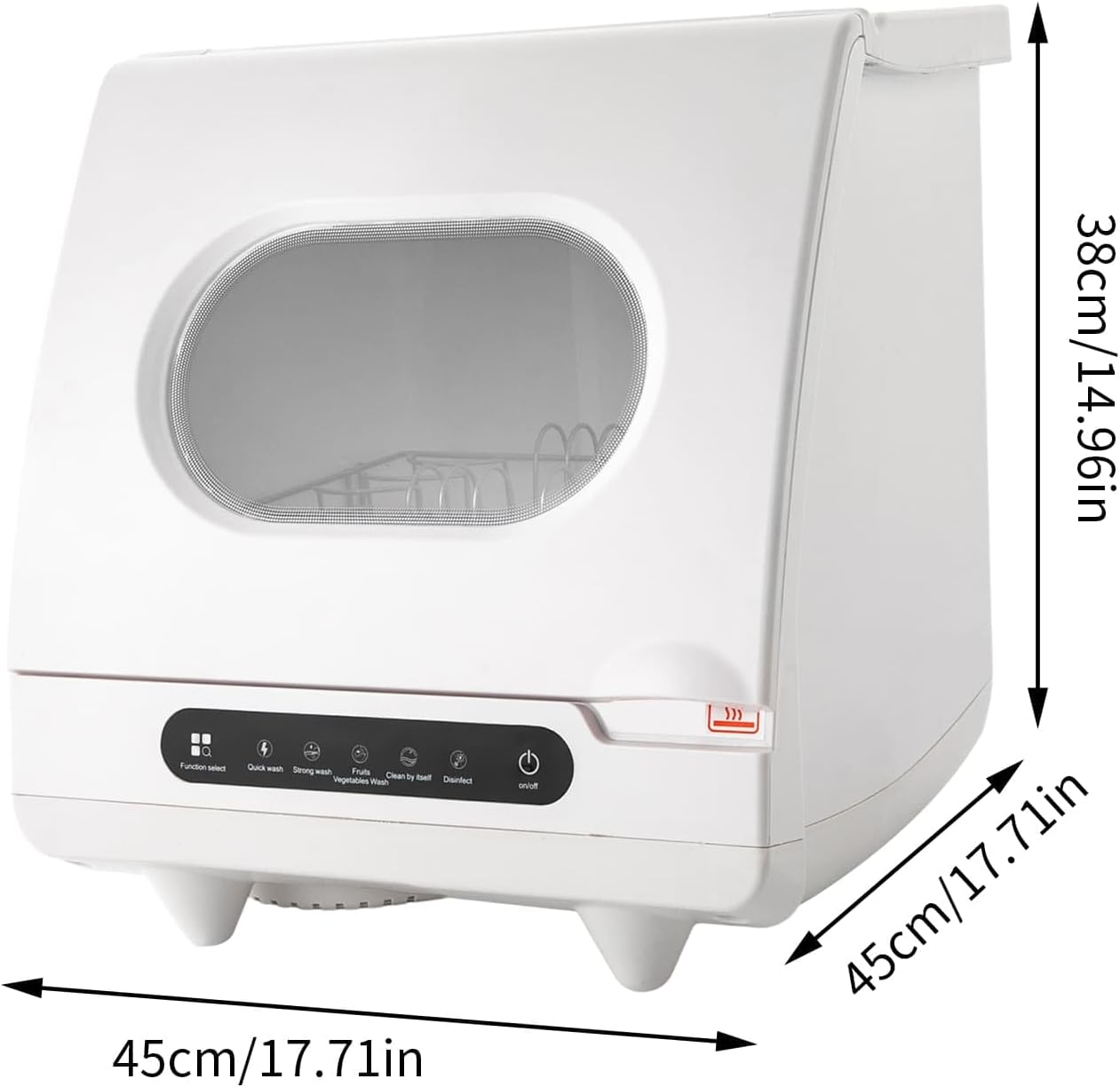 Mini Lave-vaisselle compact - Nettoyage 360° - 5 programmes - XWJ-01