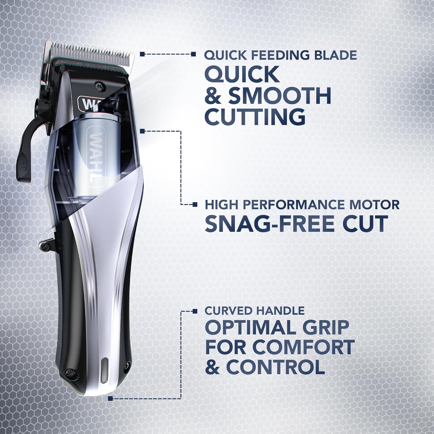 Wahl - Rapid Clip - tondeuse rechargeable sans fil lithium-ion, usage pro