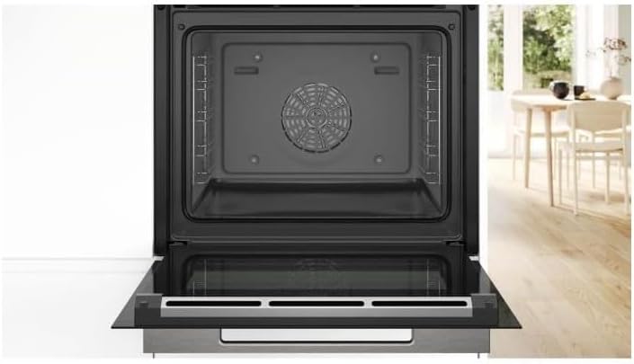 Bosch - four encastrable Série 8, noir - 60cm - multifonction HBG7541B1