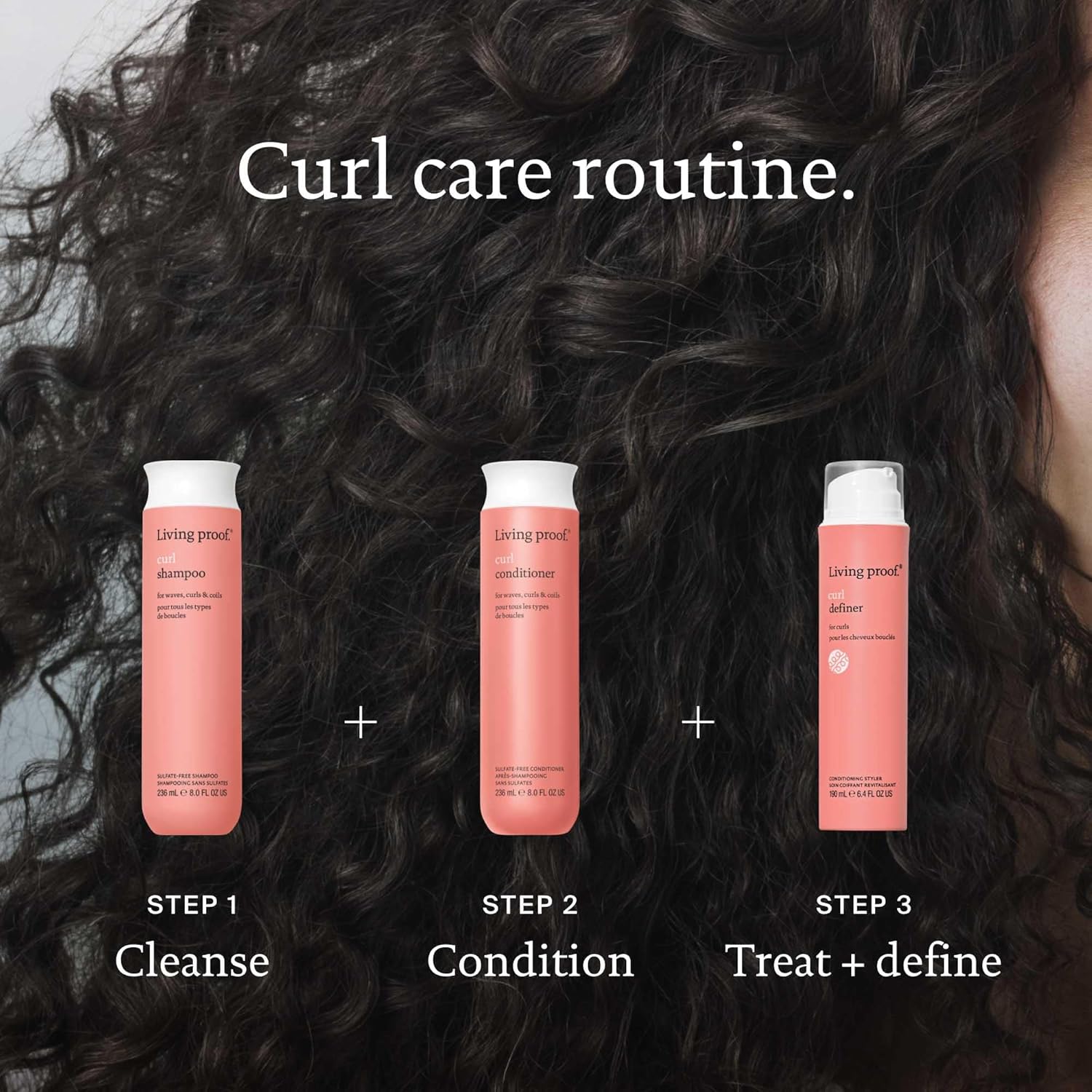 Living Proof – Curl Conditioner – 236ml – Hydrate, démêle, anti-frisottis cheveux bouclés