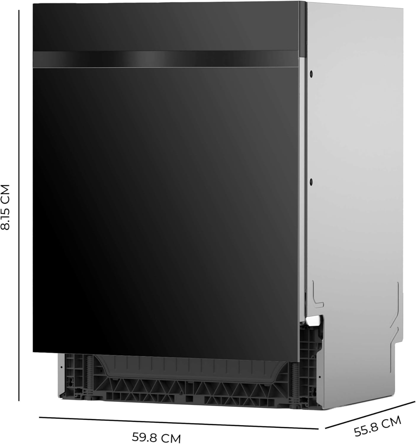 Cecotec - Bolero Aguazero 6320 - 60cm - 15 couverts, 8 programmes, écran FullColor, Smart Wash, Turbo Dry+, 1900W, 6320 