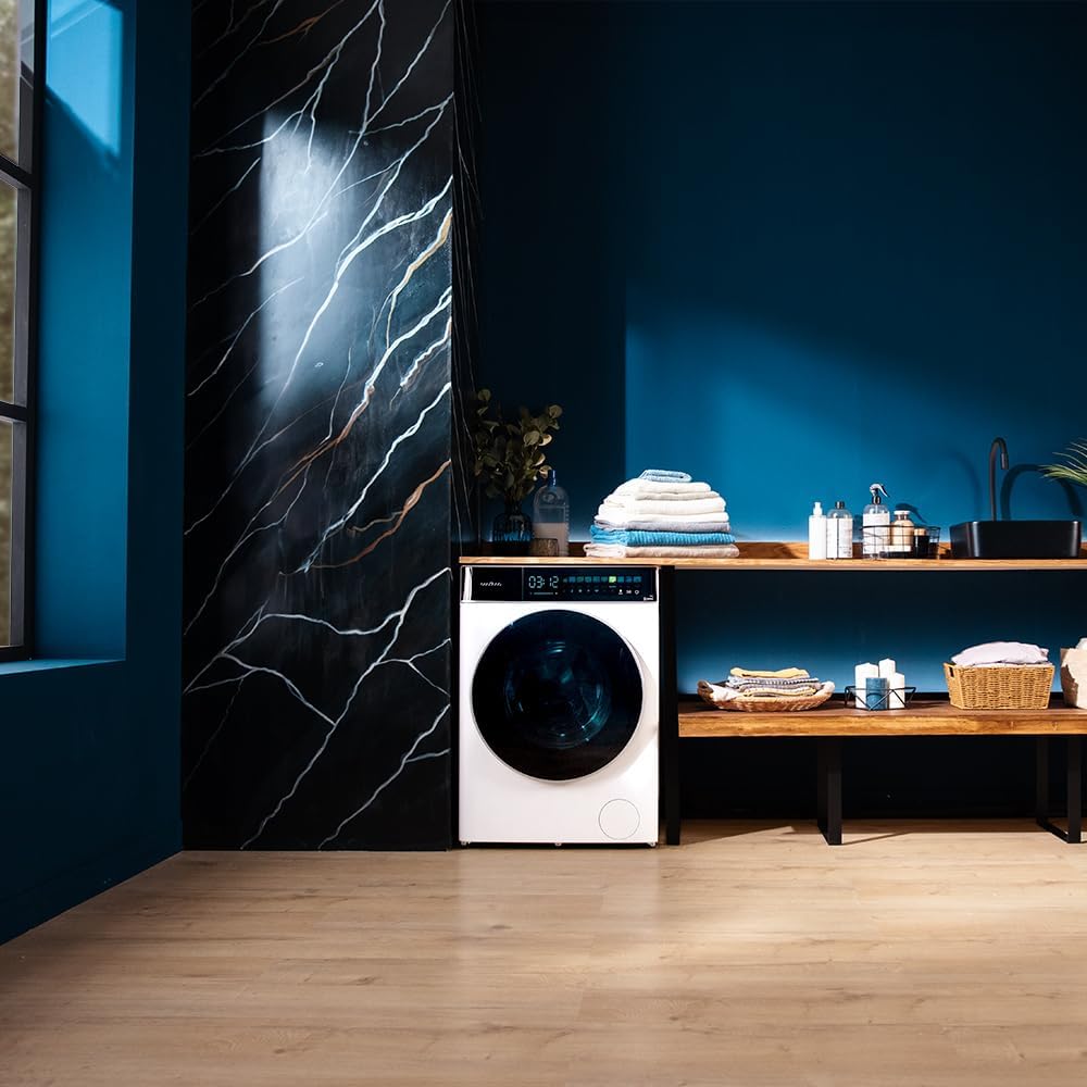 Cecotec - lave-linge frontale 10kg, 1400tr/min, écran 10,3