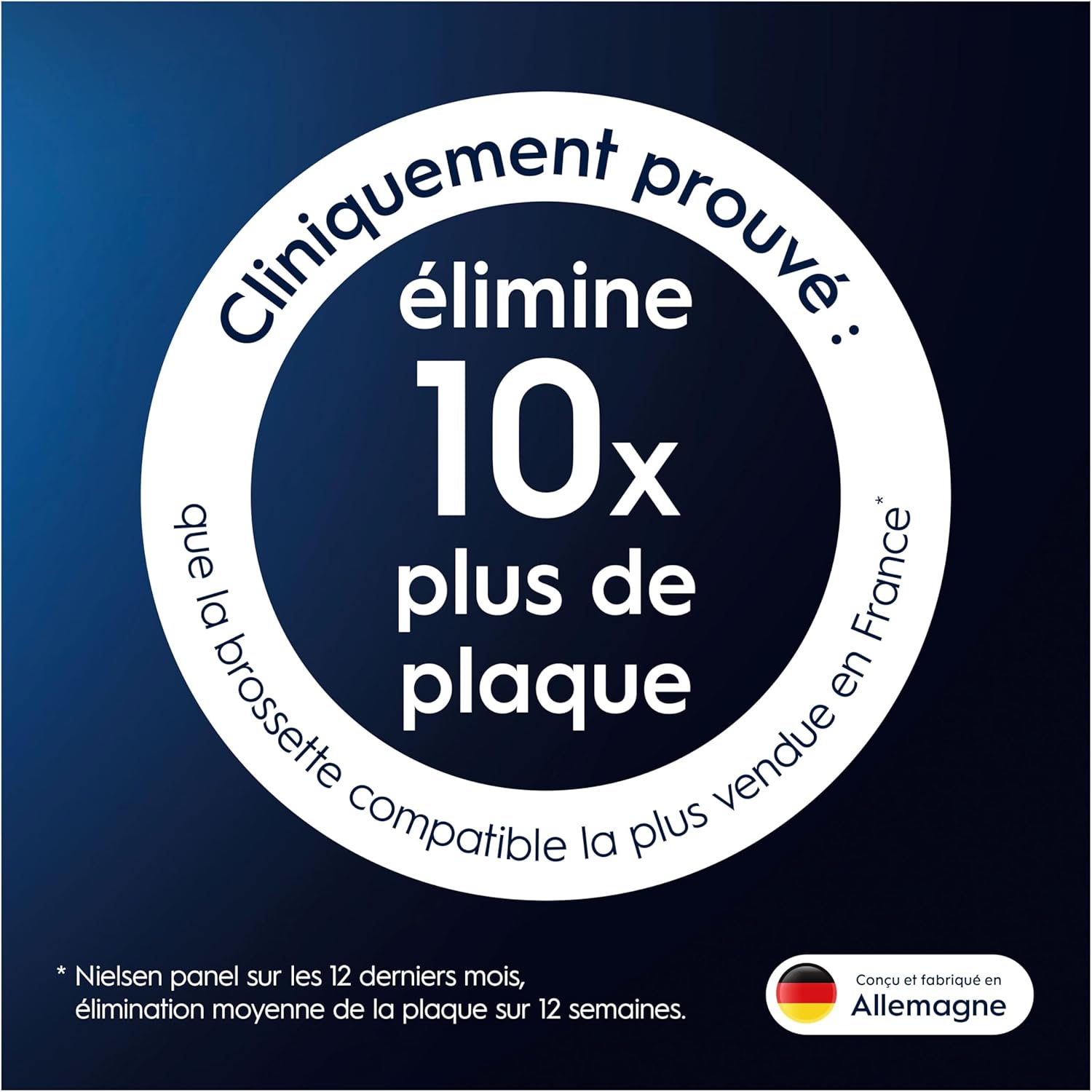 Oral-B - Pro Cross Action - pack 16 brossettes - compatible boîte aux lettres