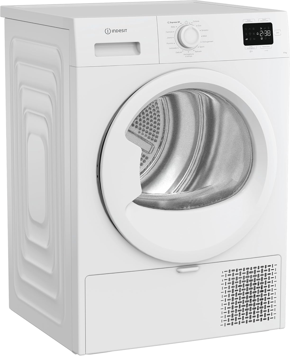 Indesit - sèche-linge pompe à chaleur - 9kg, filtre 2 en 1, cycle rapide, classe E - C YD 92D WW IT