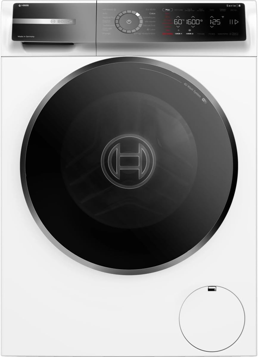 Bosch - lave-linge Série 8 - 10 kg, 1600 trs/min, blanc - WGB256A2FR