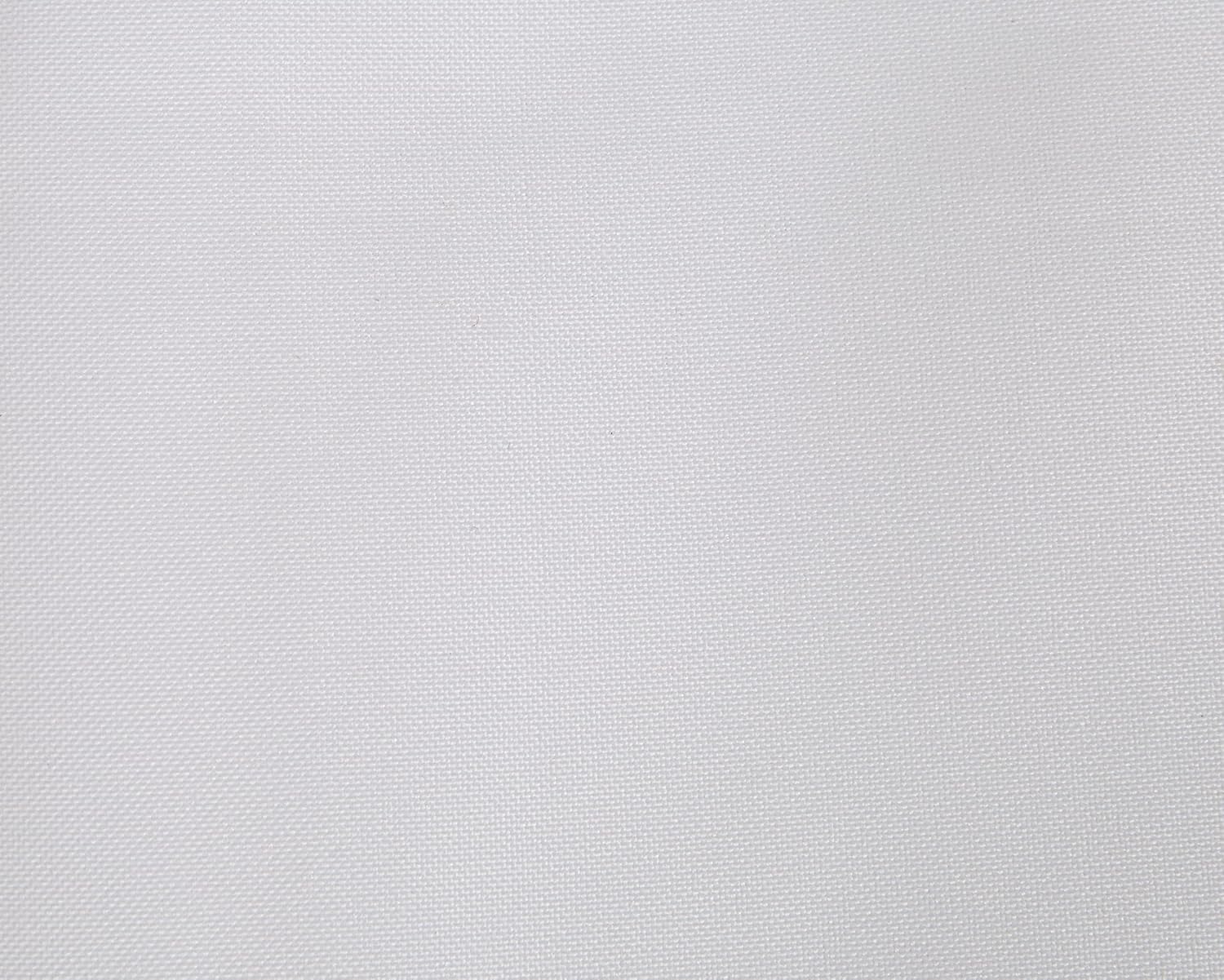 Nappe rectangle polyester blanc - 140x200 cm - essentielle