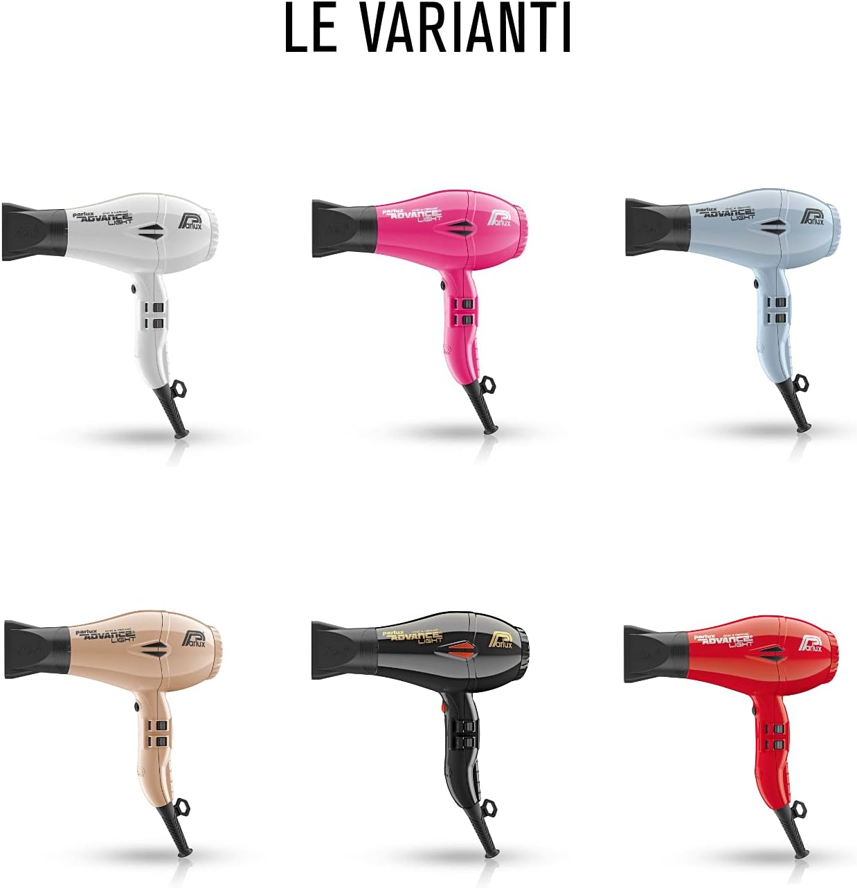 Parlux - Advance Light - compact - ionique, céramique, noir