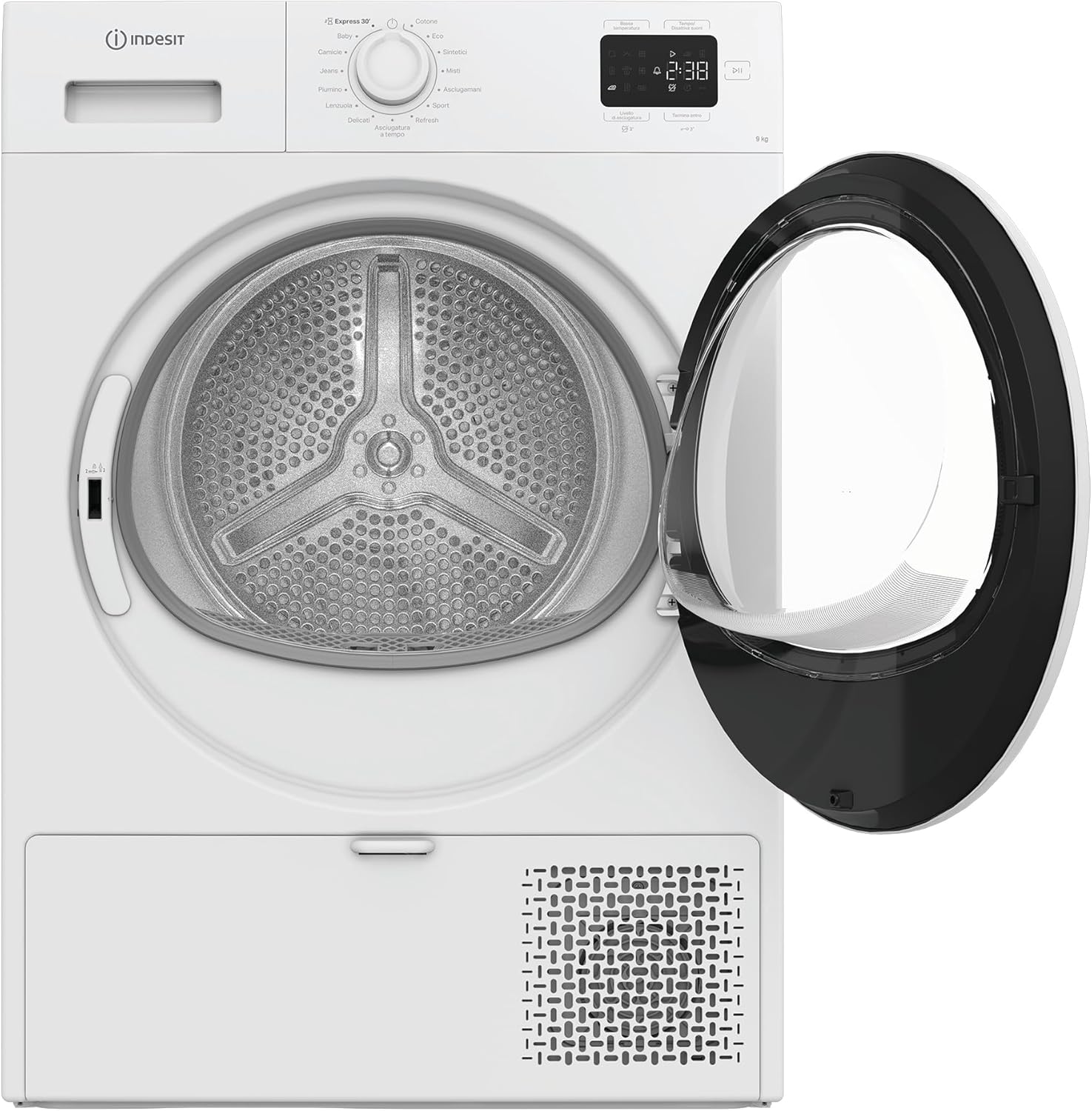 Indesit - sèche-linge pompe à chaleur - 9kg, filtre 2 en 1, cycle rapide, classe E - C YD 92D WW IT