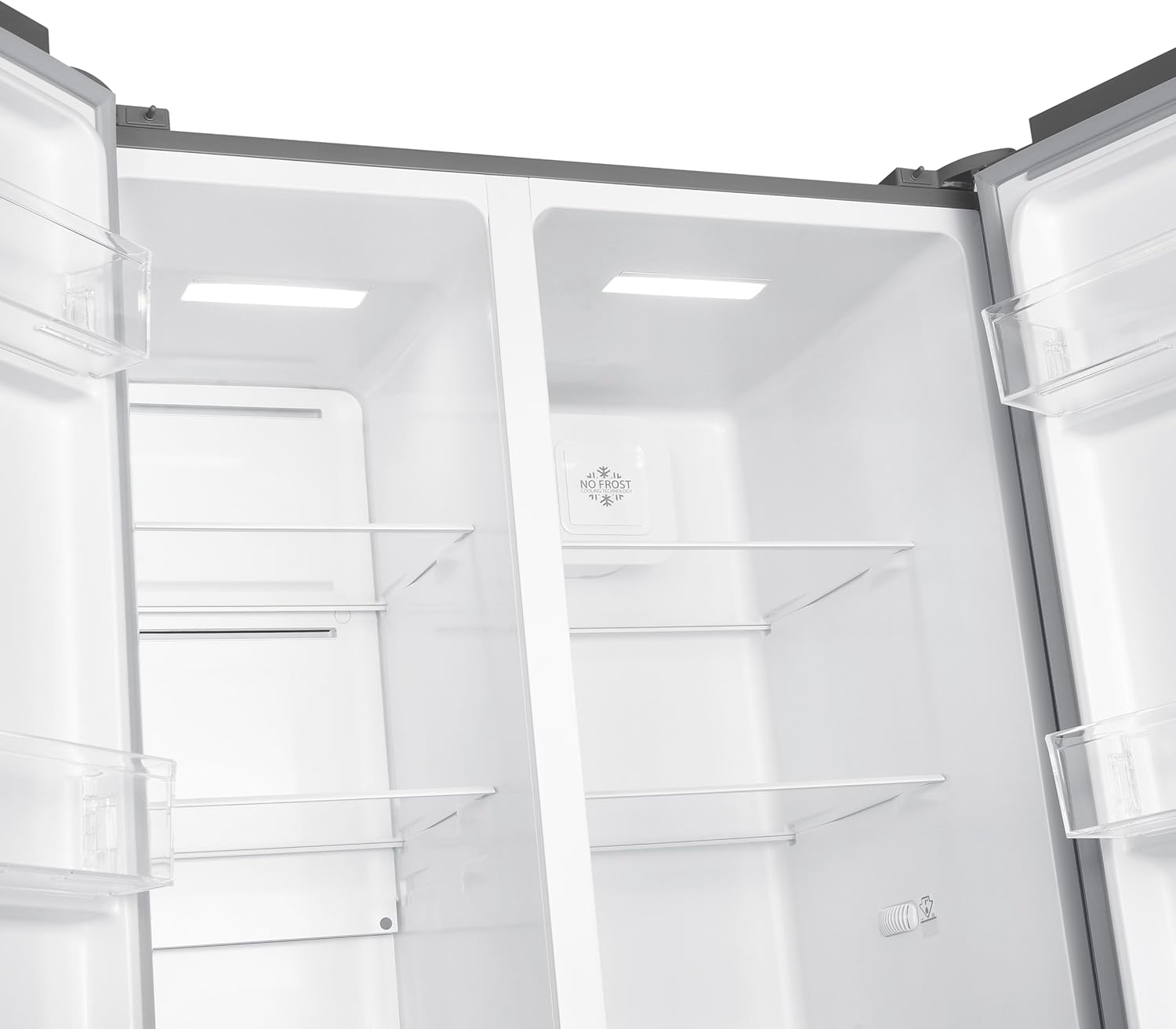 GEDTECH - Réfrigérateur multi-portes, 510L, inox, grande capacité, GSBS510IXT