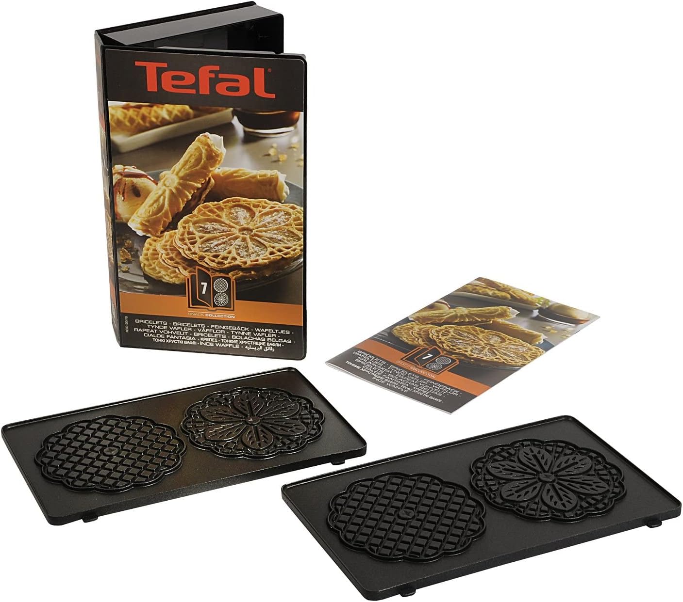 Tefal - Snack Collection - coffret 2 plaques + livre recettes XA800712