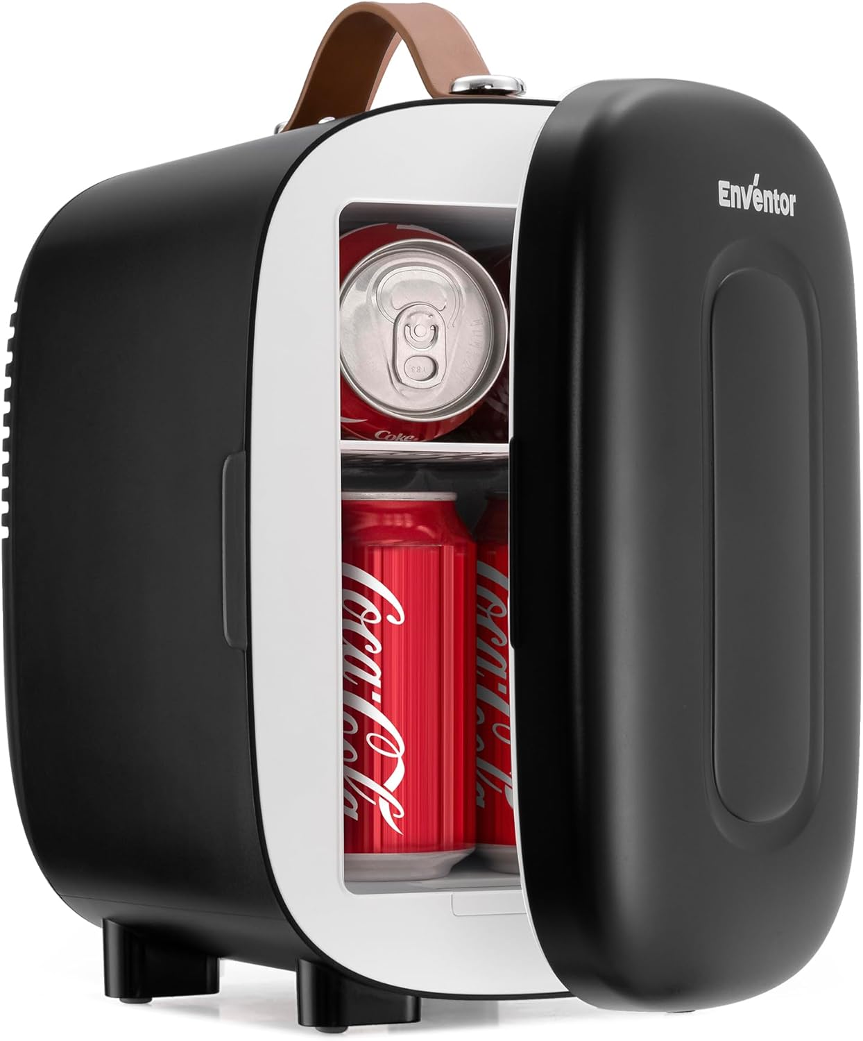 Enventor - Mini Frigo 4L/6 canettes - AC/12V - chaud et froid portable