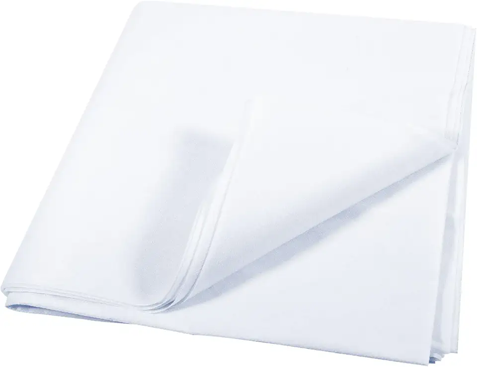 Entoilage thermocollant - 100x200 cm - blanc, non tissé, découpable