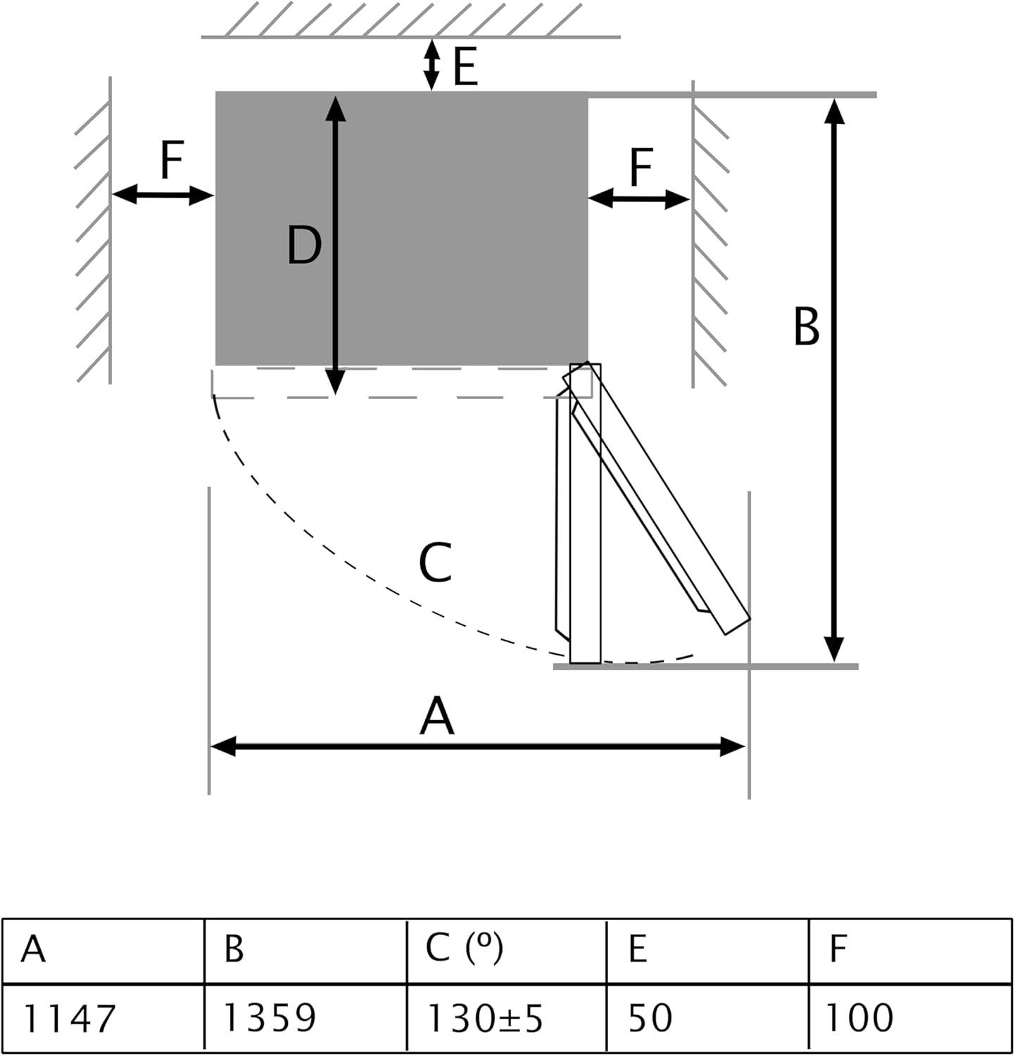 Cecotec - Bolero CoolMarket 2D - 465L No Frost, écran, alarme - 2D 465 NF