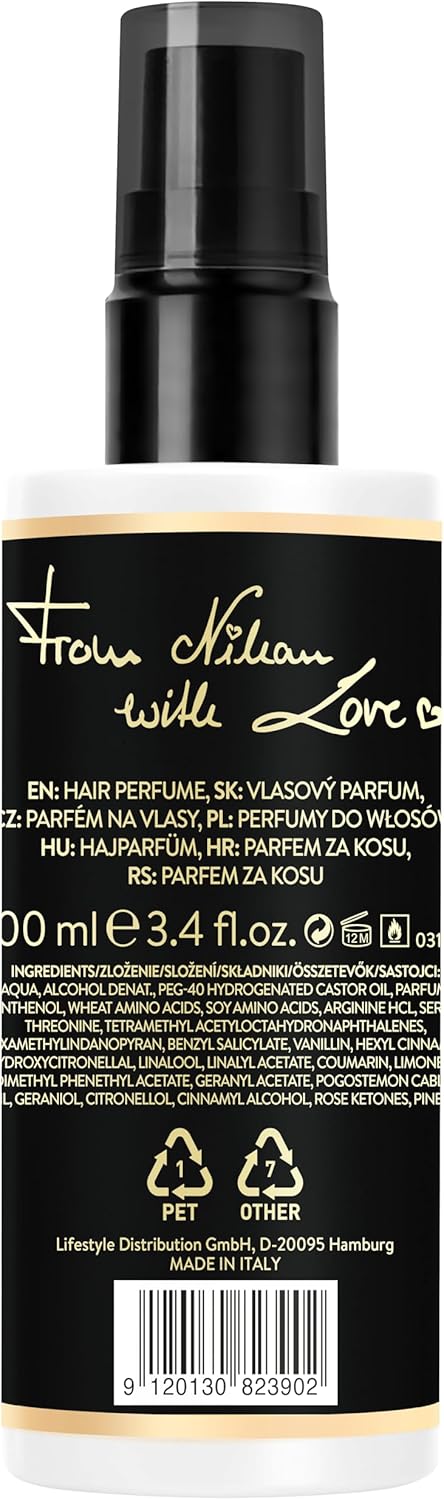 Nihan - Black parfum cheveux - 100 ml - longue tenue, soin