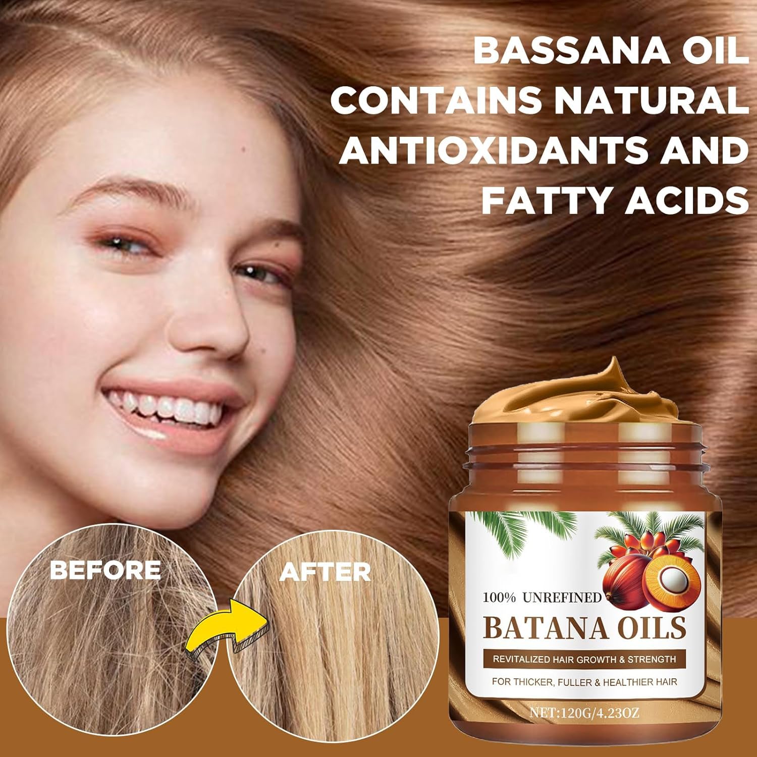 Huile capillaire - traitement croissance cheveux - soin nourrissant