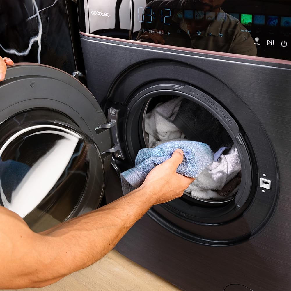 Cecotec - Bolero DressCode 9900 - 9kg, 1400tr/min, Autodose, écran 10,3