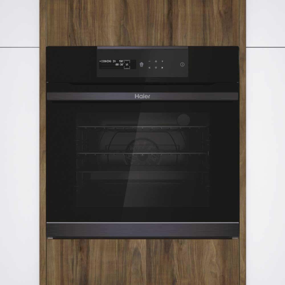 Haier - I-Message Serie 4 - four 70L pyrolyse Wi-Fi A+ - HWO60SM5B9BH