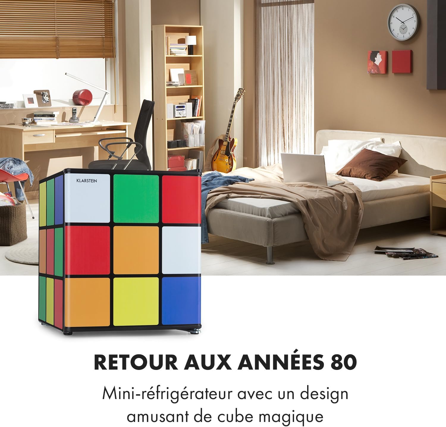 Klarstein - Solve Mini - 48L, thermostat mécanique, 0-10°C, compact