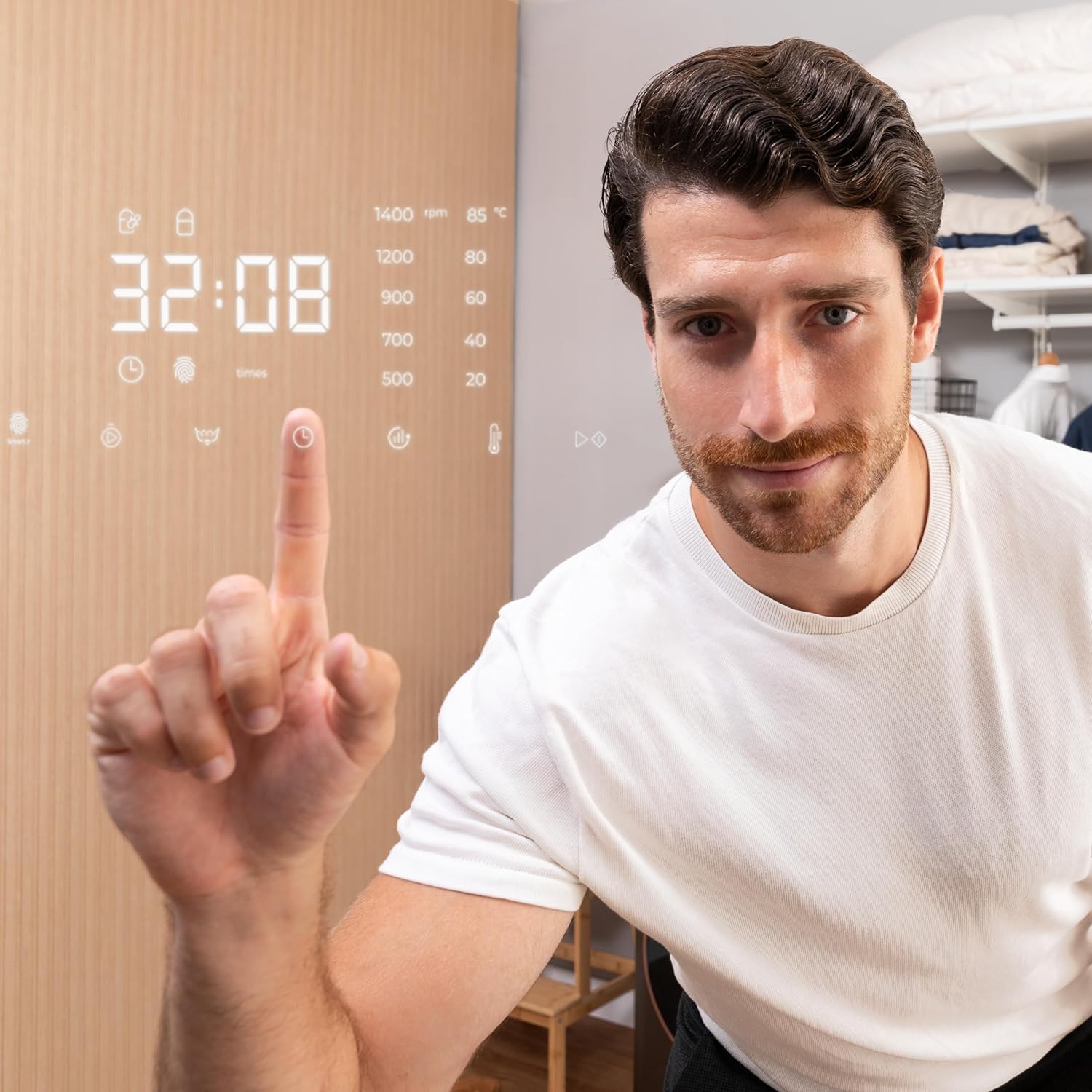 Cecotec - Lave-linge frontal 7kg, 1400tr/min, classe A, vapeur, Dresscode7610