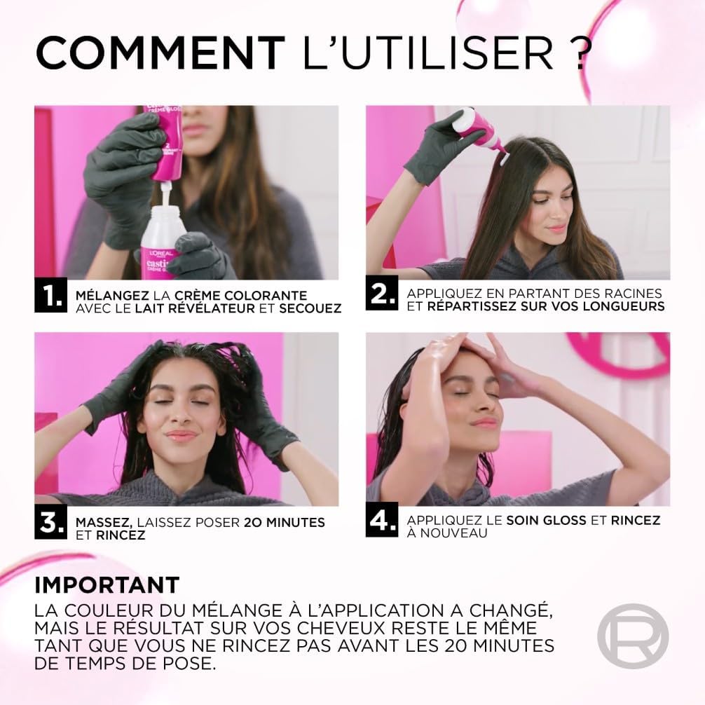 L'Oréal Paris - Casting Crème Gloss - soin sans ammoniaque, Noir Profond