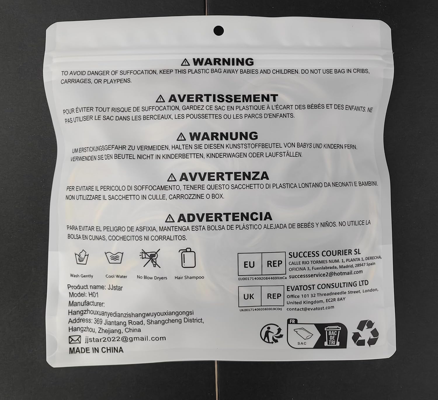 JJstar - Chignon postiche bouclé, élastique, cheveux naturels, mélange brun blond