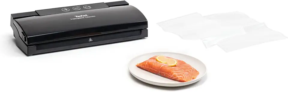 Tefal - Vacupack Classic - compacte - scellage sous vide facile, 18 sachets, VT254070
