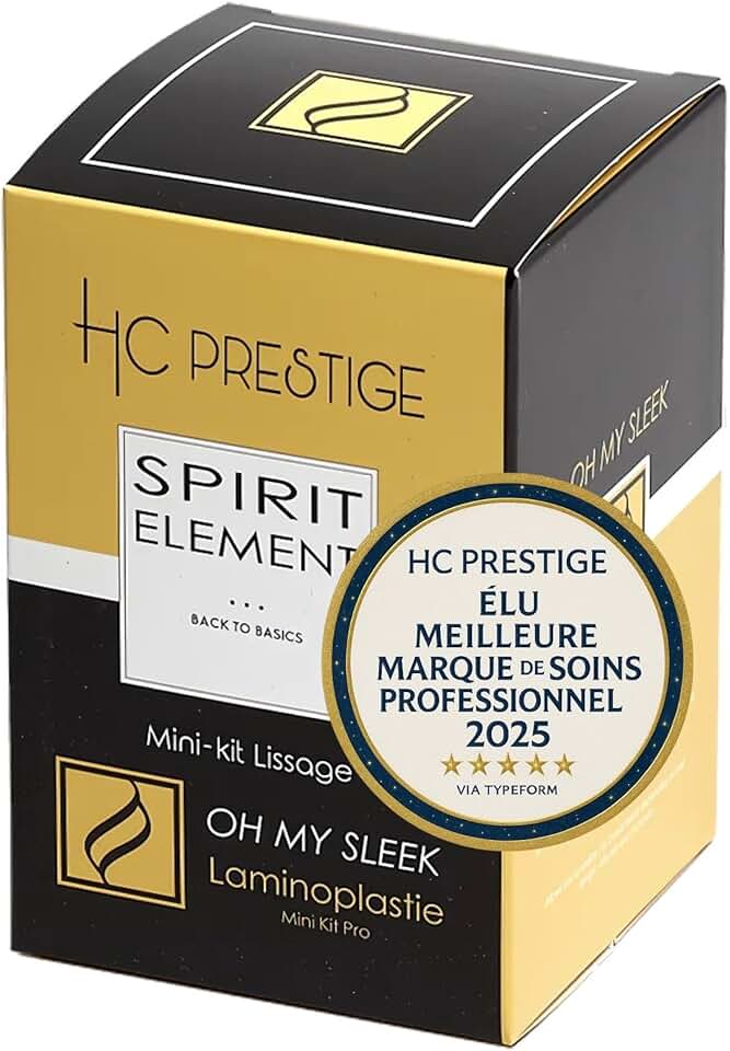 Oh My Sleek - Mini Kit Laminoplastie - 4x100ml - lissage sans formol, kératine, résultats 3 mois