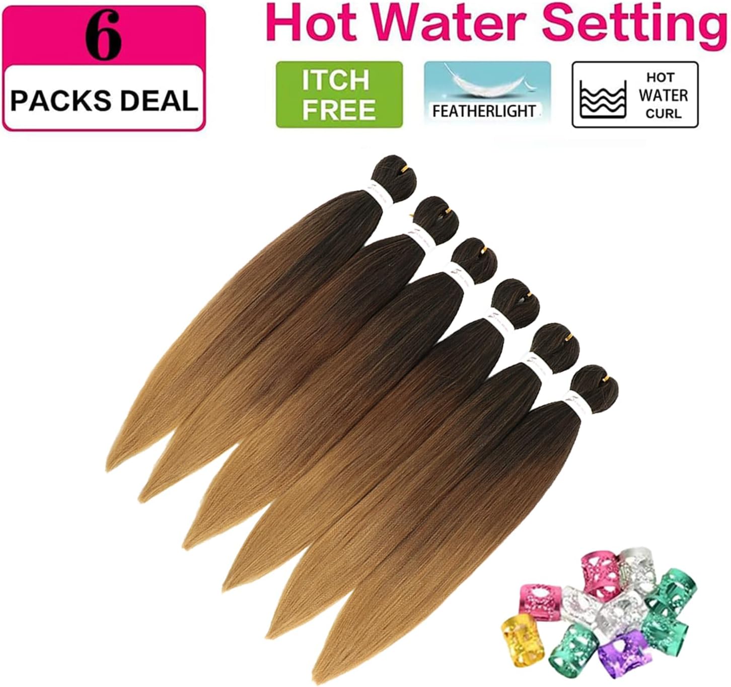 Extensions cheveux tressage - 30