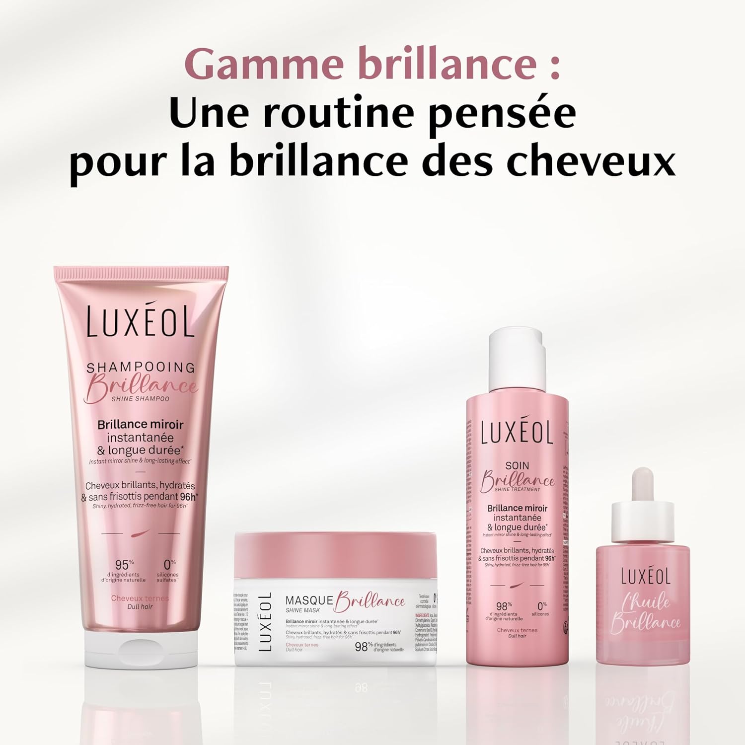 Luxeol - Shampooing Brillance - 200 ml - Cheveux brillants et hydratés